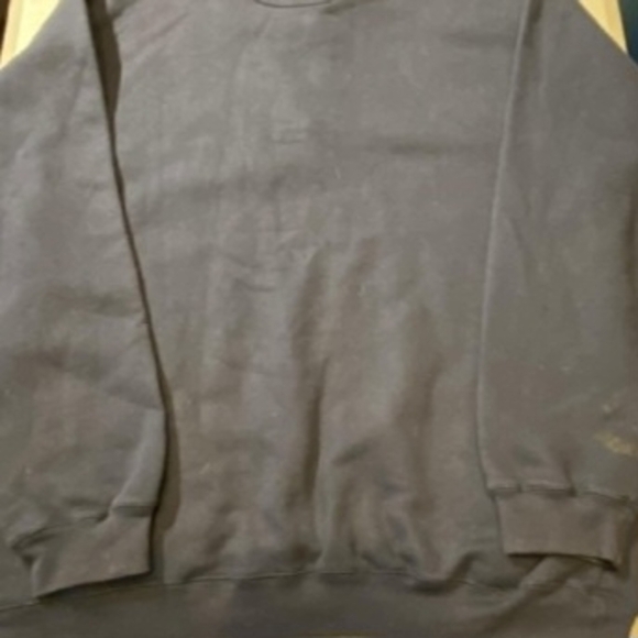 Vintage Authentics St. Louis Blues Men's Navy Blue Quarter-Zip Sweatshirt Large - Picture 3 of 5